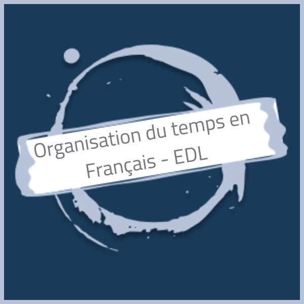 Organisation du temps en français